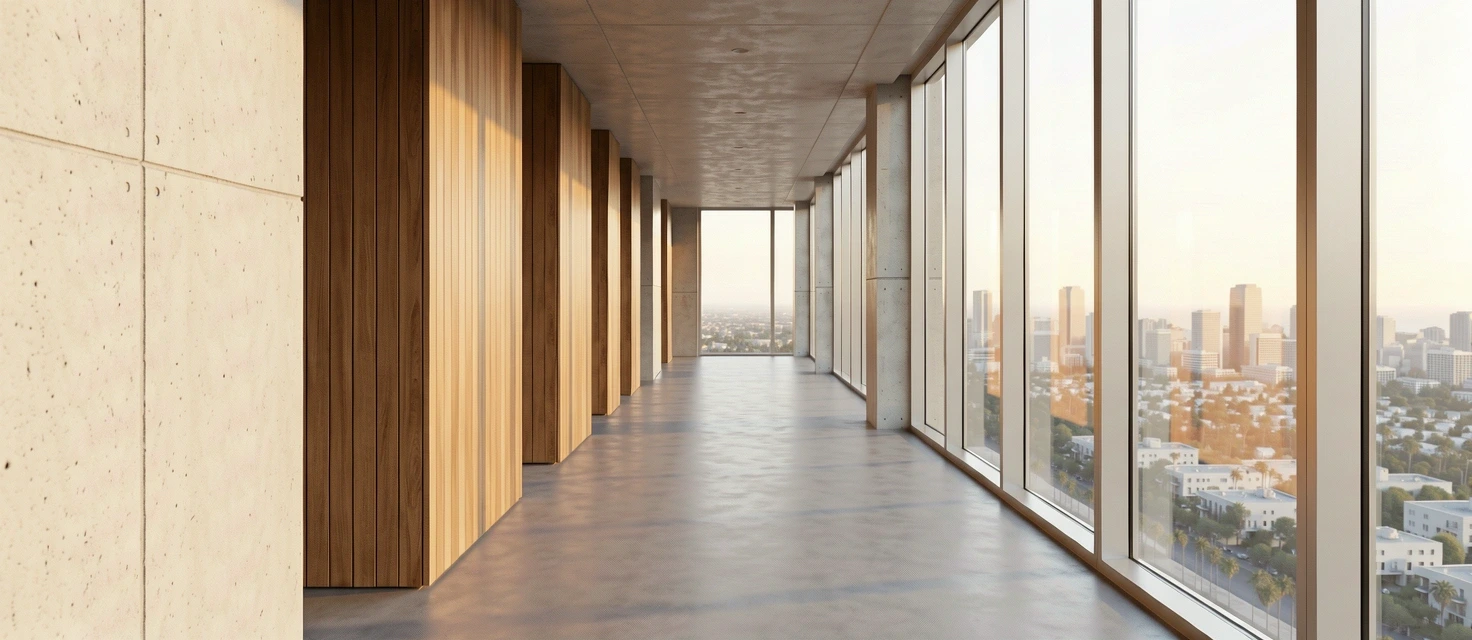 Modern architectural lines reflecting market clarity